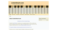 Desktop Screenshot of listensmart.com