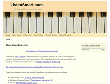Tablet Screenshot of listensmart.com